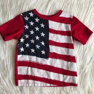 Boys 3t flag shirt